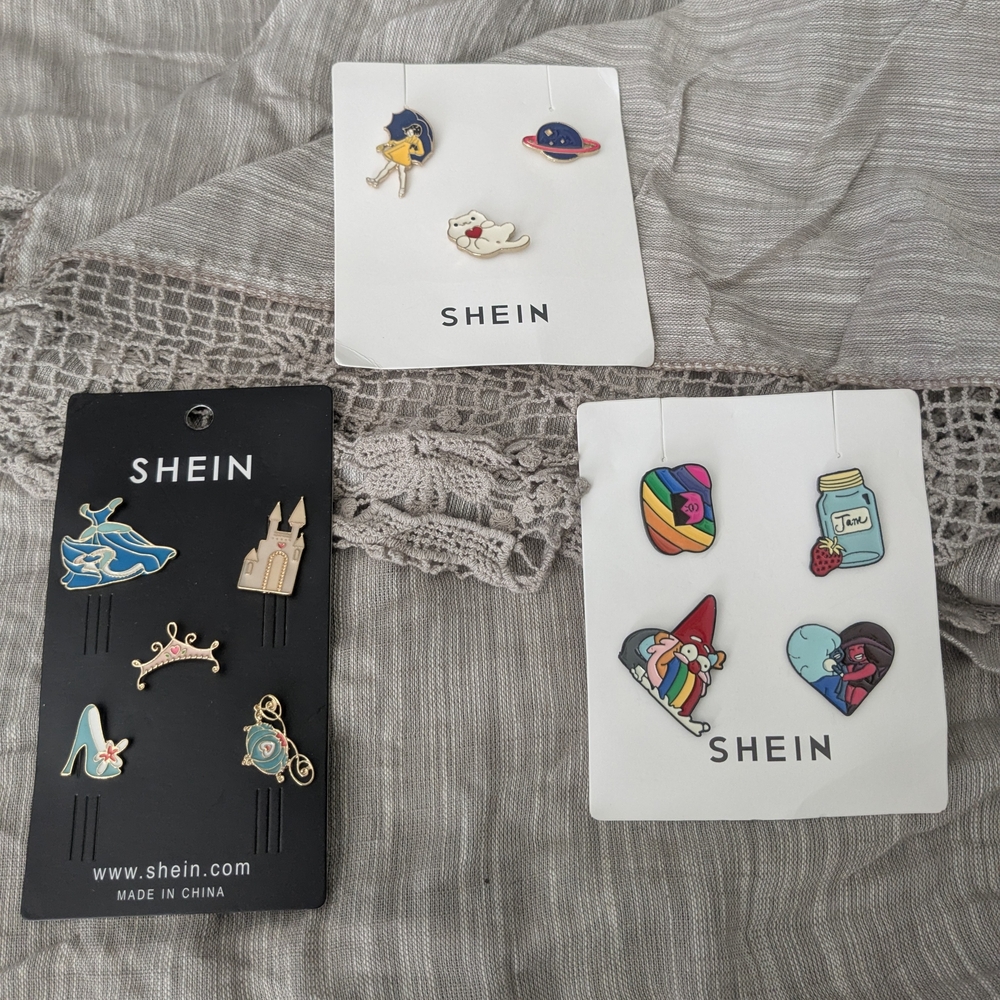Shein Colorful Enamel Pin Set